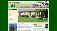 Desktop Screenshot of mrnaturallawncare.com